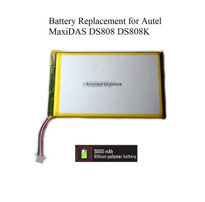 Battery Replacement for Autel MaxiDAS DS808 DS808K DS808TS BT